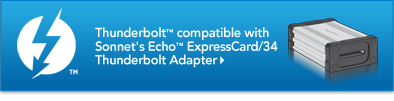 Thunderbolt Compatible with Echo ExpressCard/34 A