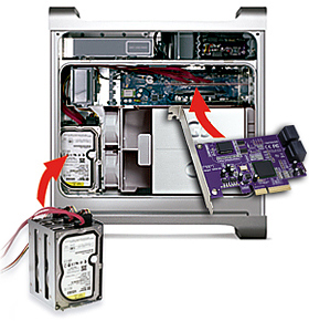 Tempo SATA E4i and G5 Jive Installed a Power Mac G5