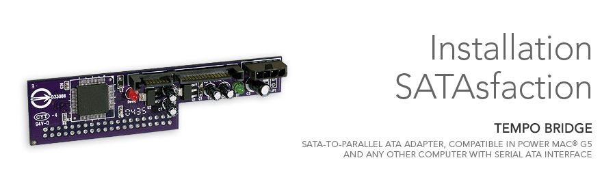 Tempo Bridge - SATA-to-Parallel ATA Adapter