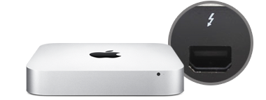 Mac mini with Thunderbolt Technology