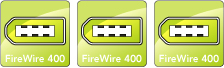 Allegro FW400 PICe FireWire ports diagram