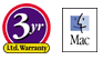 Warranty/Mac Logo