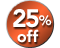 25% off