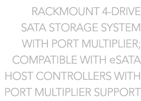 4-Drive SATA Storage System with Quad Interface