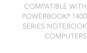 Compatible with PowerBook 1400