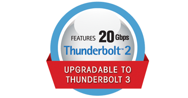 Features 20Gbps Thunderbolt 2 Logo