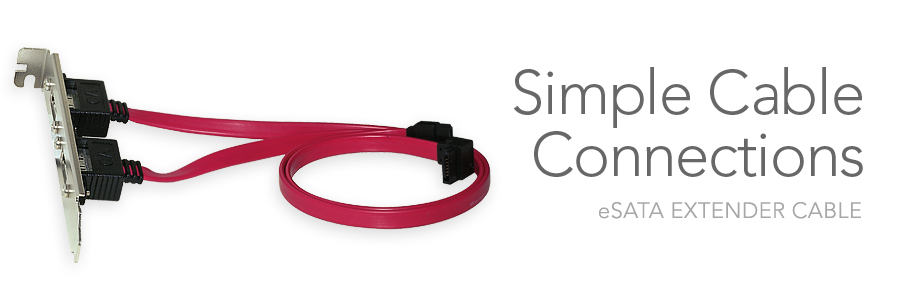 eSATA Extender Cable- Simple Cable Connections