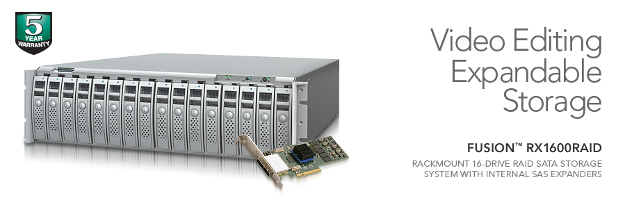 Video Editing Expandable Storage