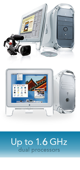 Up to 1.6 GHz dual processors