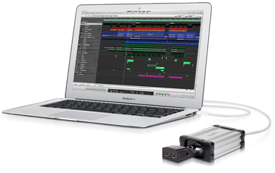 MacBook Air with Echo ExpressCard/34 Thunderbolt Adapter