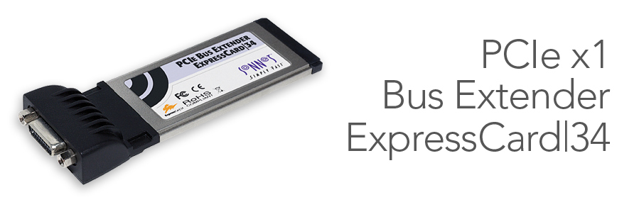 PCIe Bus Extender ExpressCard/34