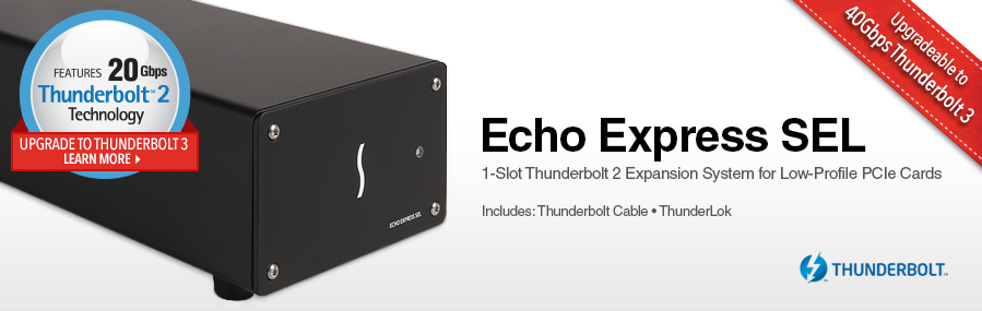 Echo Express SEL: Thunderbolt 2 Expansion Chassis for PCIe Cards