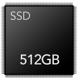 SSD 512GB Chip
