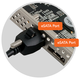 Tempo SSD Pro Plus eSATA Ports