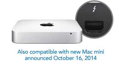 Mac mini with Thunderbolt Technology
