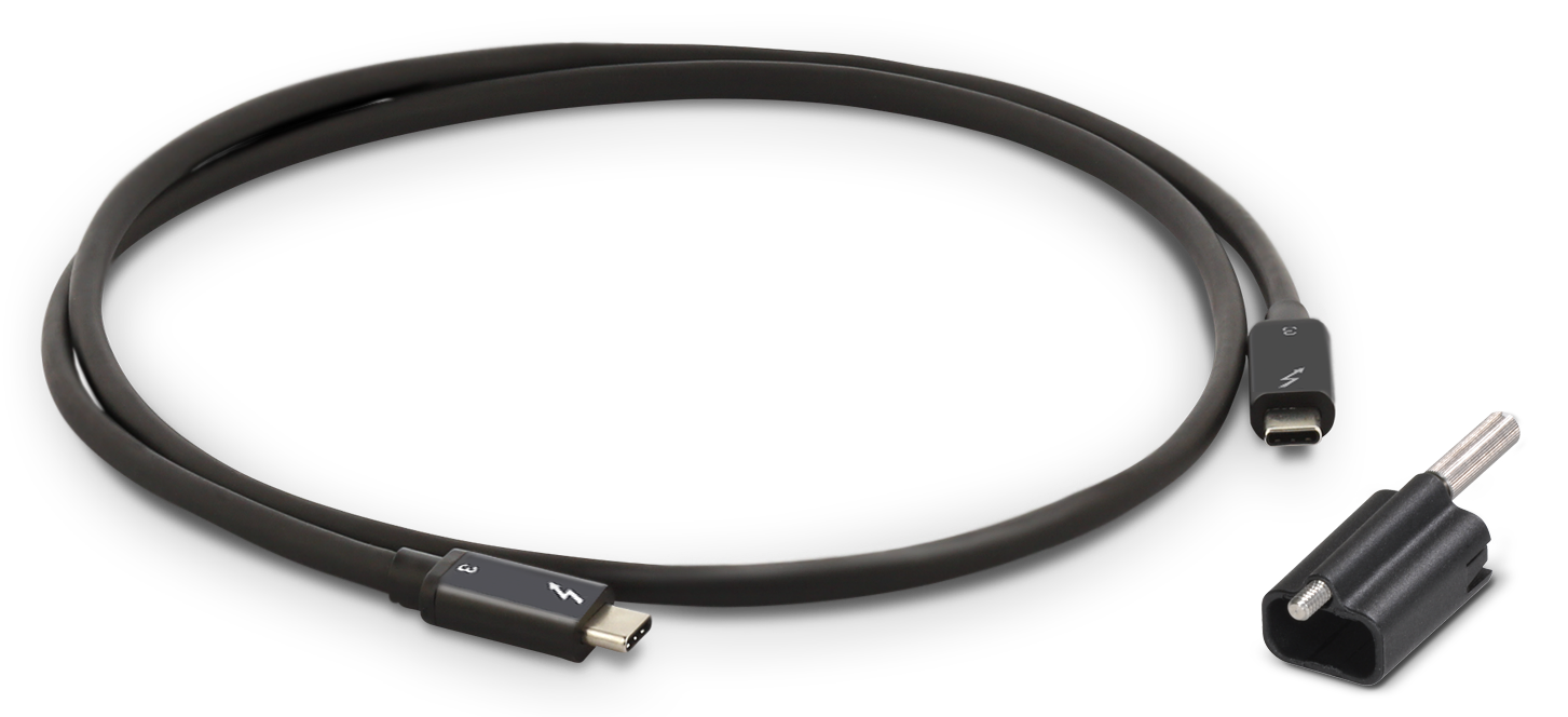 40Gbps Thunderbolt Cable with ThunderLok 3