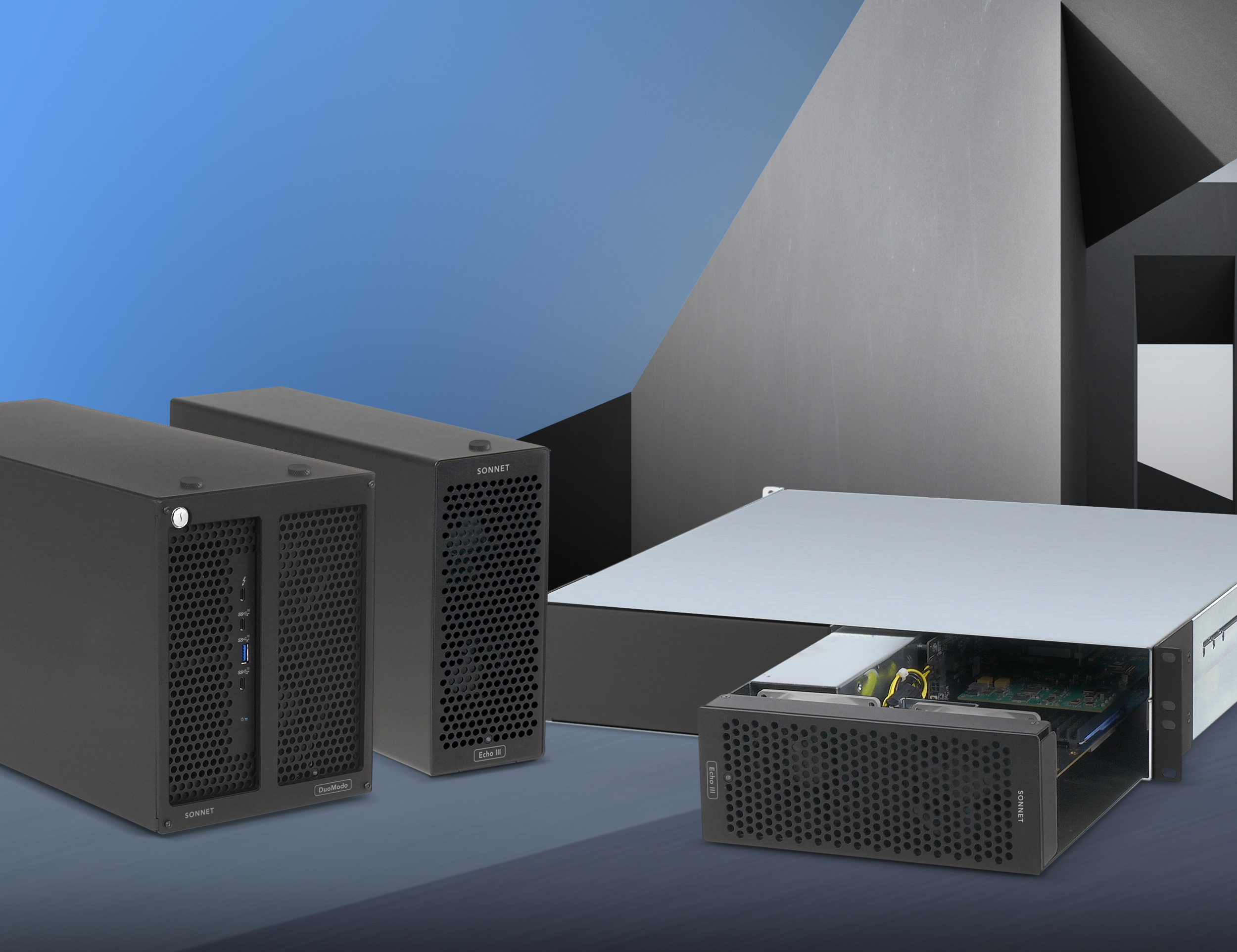 DuoModo Modular Thunderbolt Expansion Systems