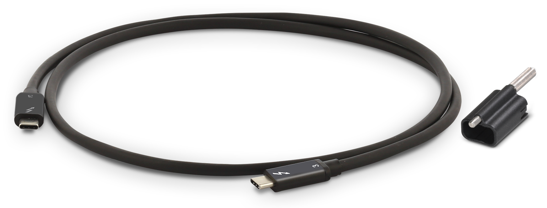 Thunderbolt Cable with ThunderLok 3