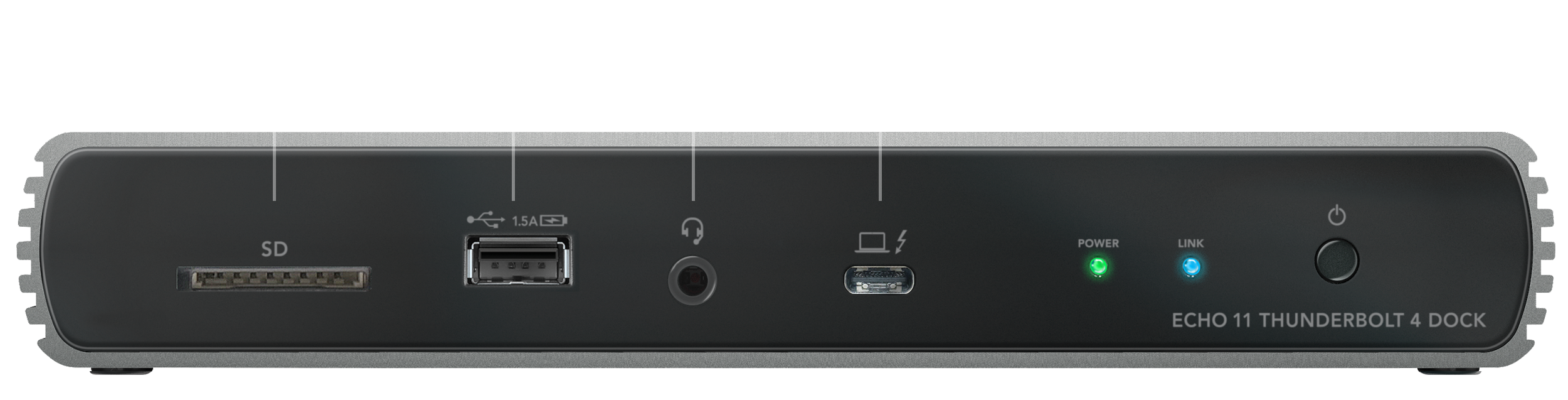Echo 11 Thunderbolt 4 Dock Front Panel