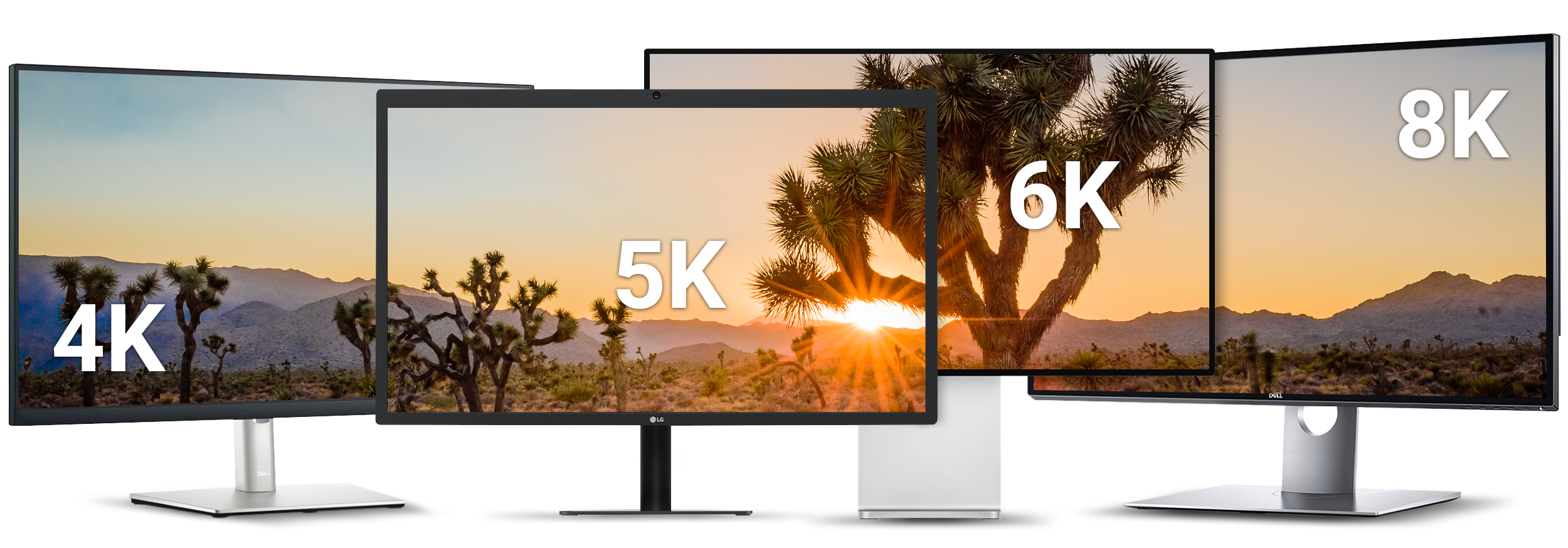 4K, 5K, 6K & 8K Displays