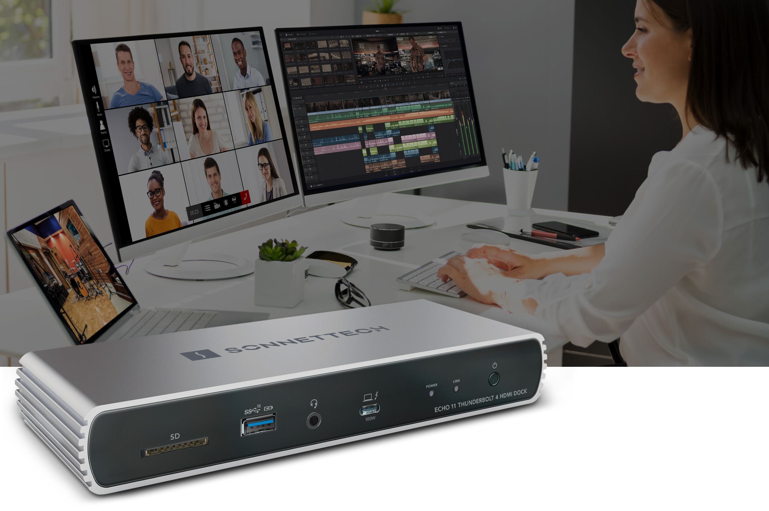 Echo 11 Thunderbolt 4 HDMI Dock - All the Right Connections
