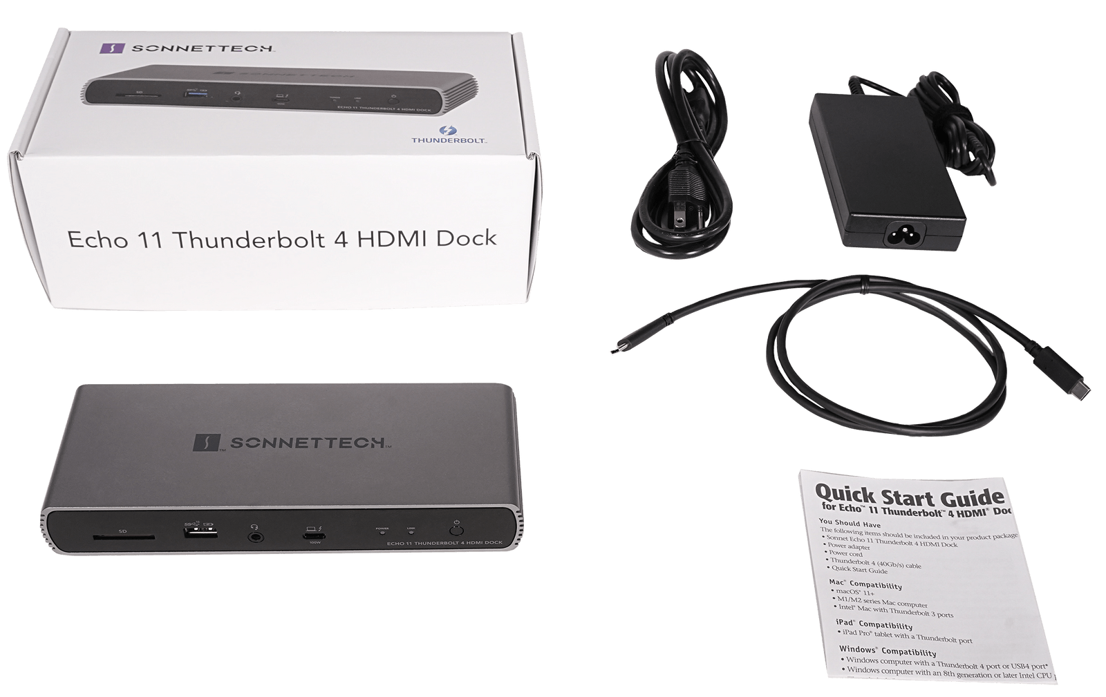 Echo 11 HDMI Thunderbolt 4 Dock Tech Specs