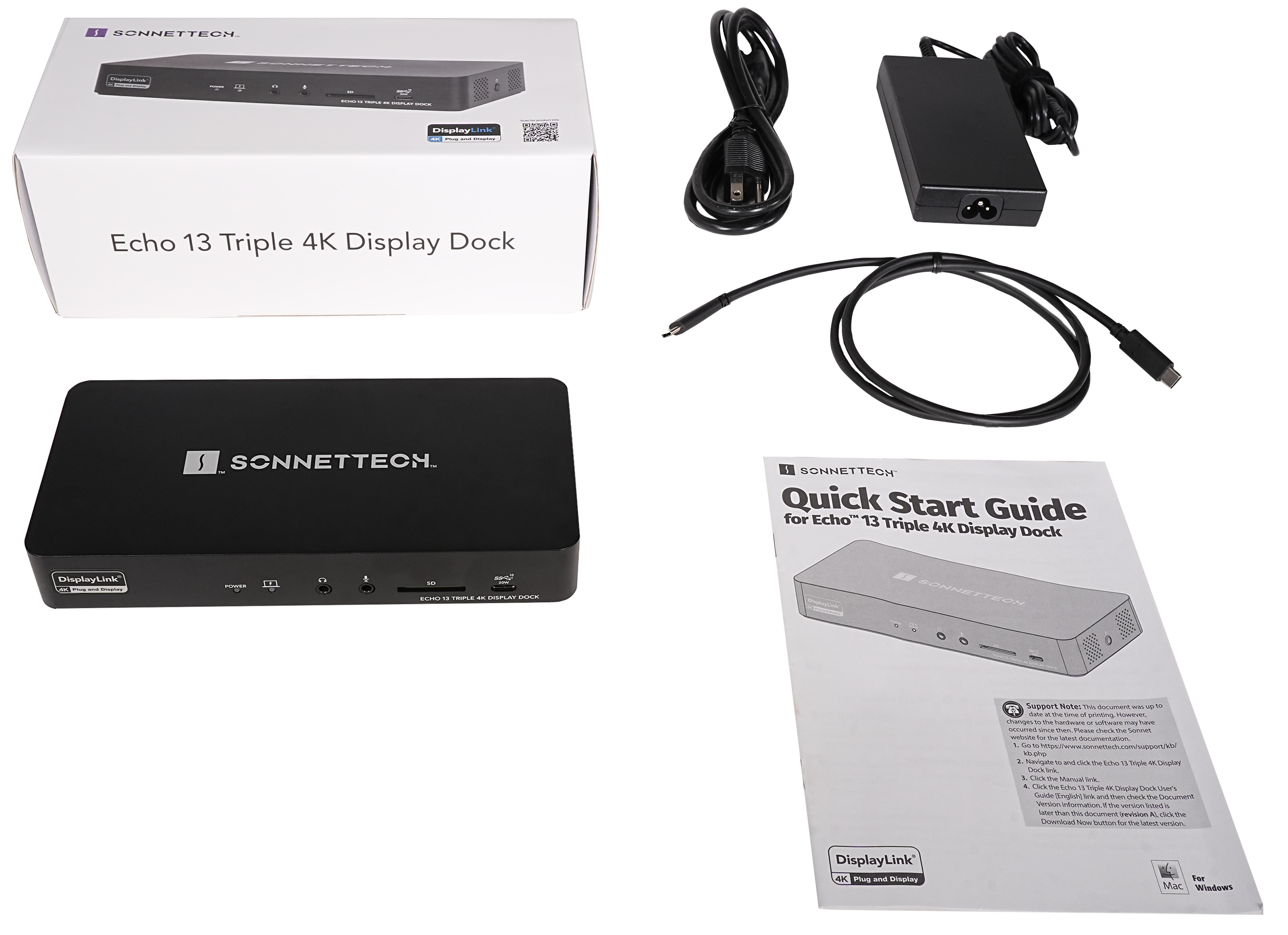 Echo 13 Triple 4K Display Dock Packaging