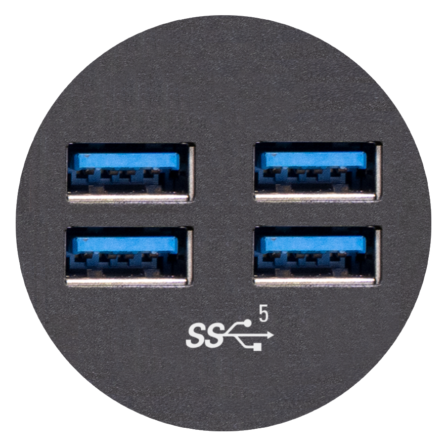 Four USB Type A Ports