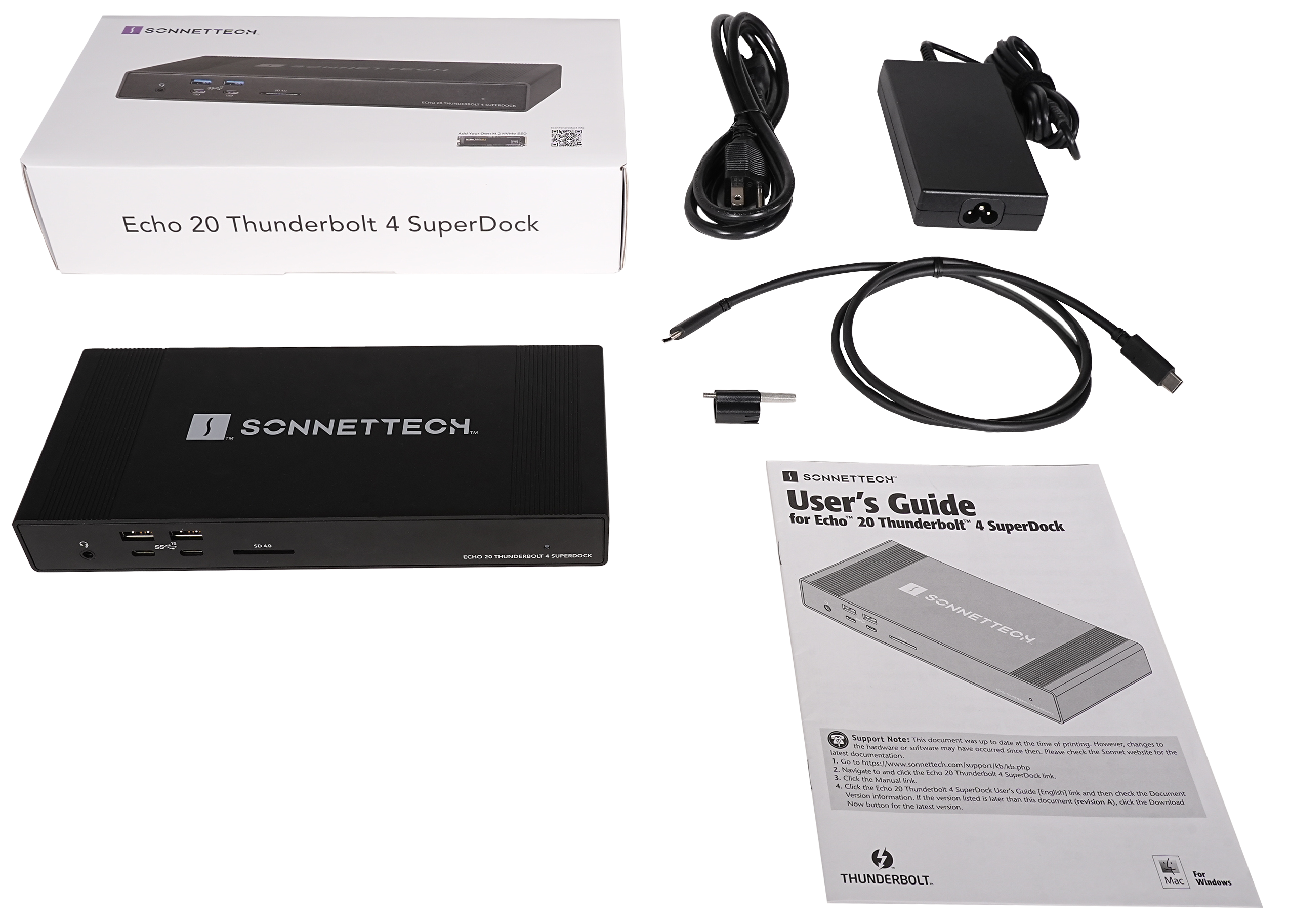 Echo 20 Thunderbolt 4 SuperDock Packaging