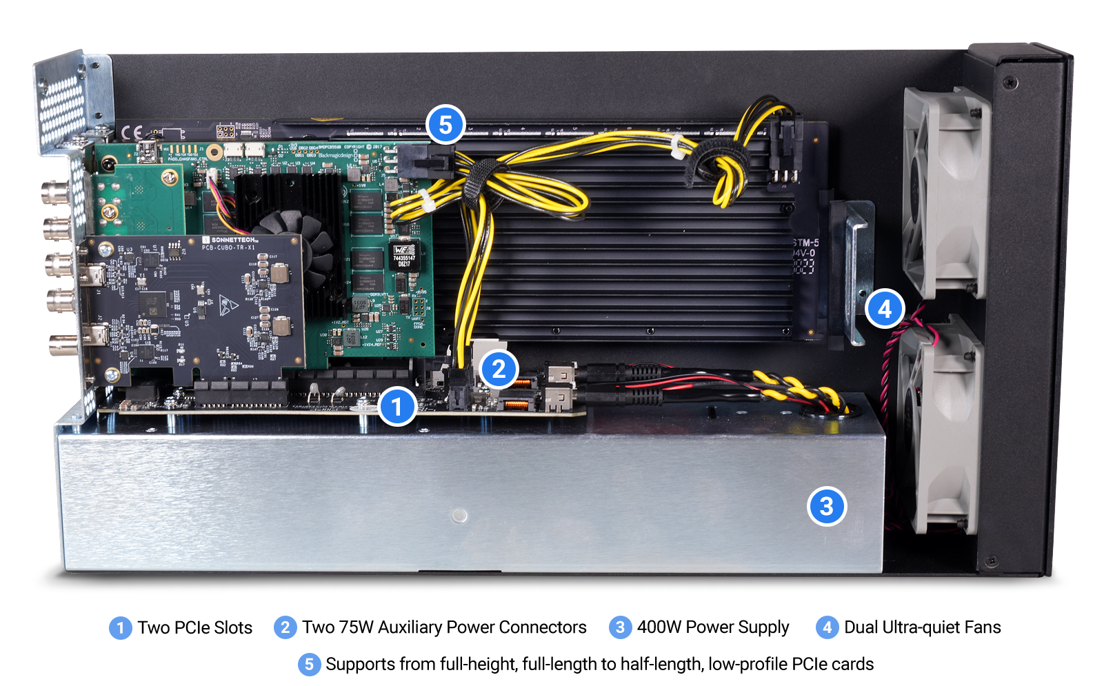 Overview of interior of Echo II DV T5 Module.