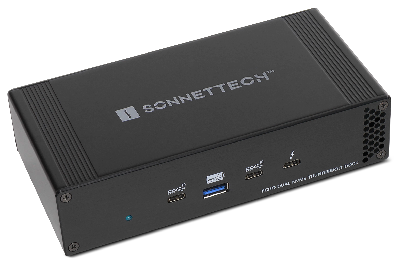 Sonnet Echo Dual NVMe Thunderbolt Dock - Front View