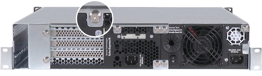 Echo Express III-R (Thunderbolt 3 Edition) Rear View