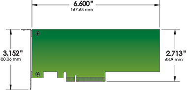 Echo Express SEL PCIe Card Size Support