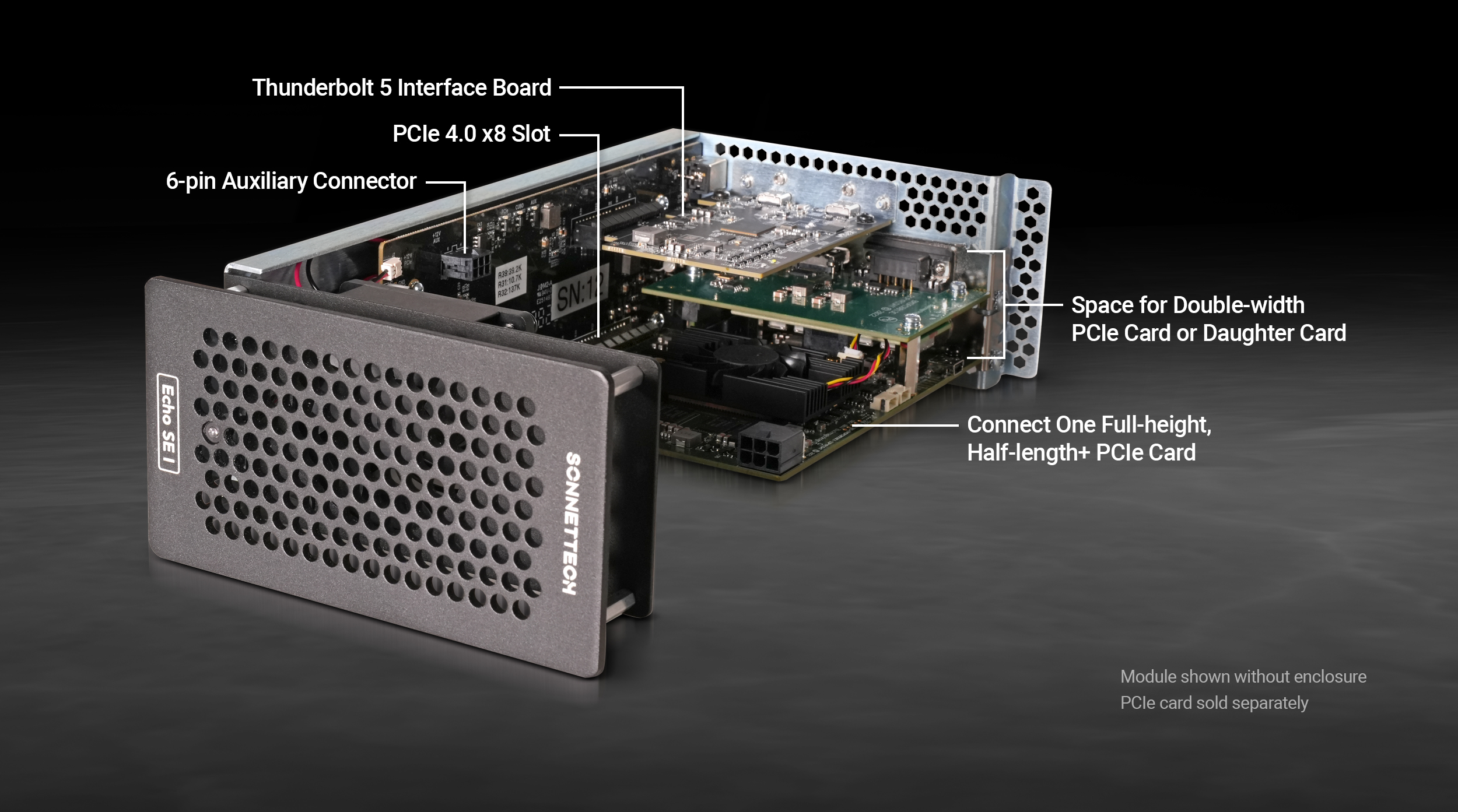 View of Echo SE I T5 module without outer cover.