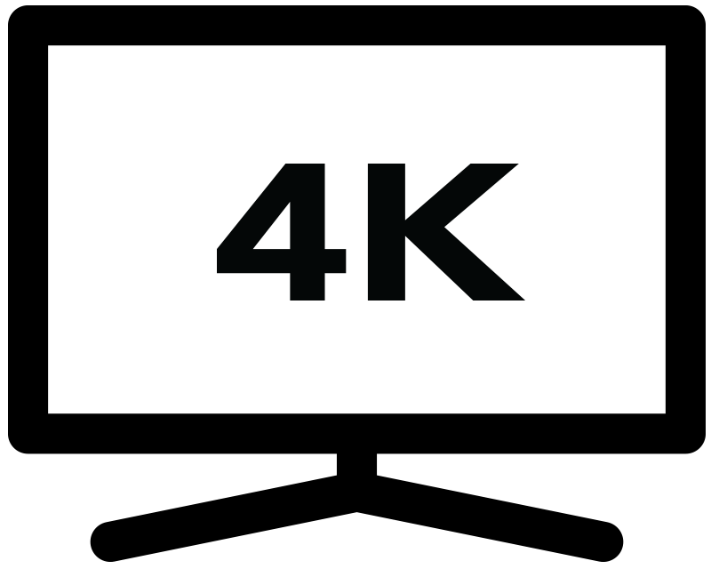 4K Display Icon