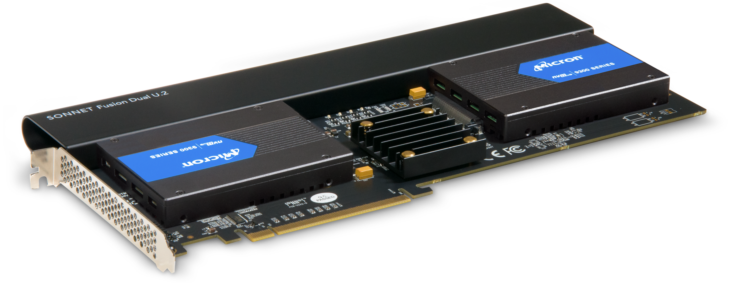 Fusion Dual U.2 SSD PCIe Card
