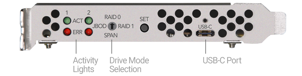 Fusion Dual 2.5-inch SSD RAID Bracket