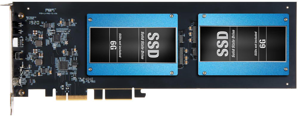 Fusion Dual 2.5-inch SSD RAID with SSDs