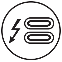 Two Thunderbolt 4 Ports Icon