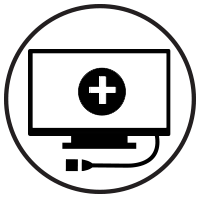 Many Display Interfaces Supported Icon