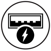 USB 2.0 Charting Port Icon