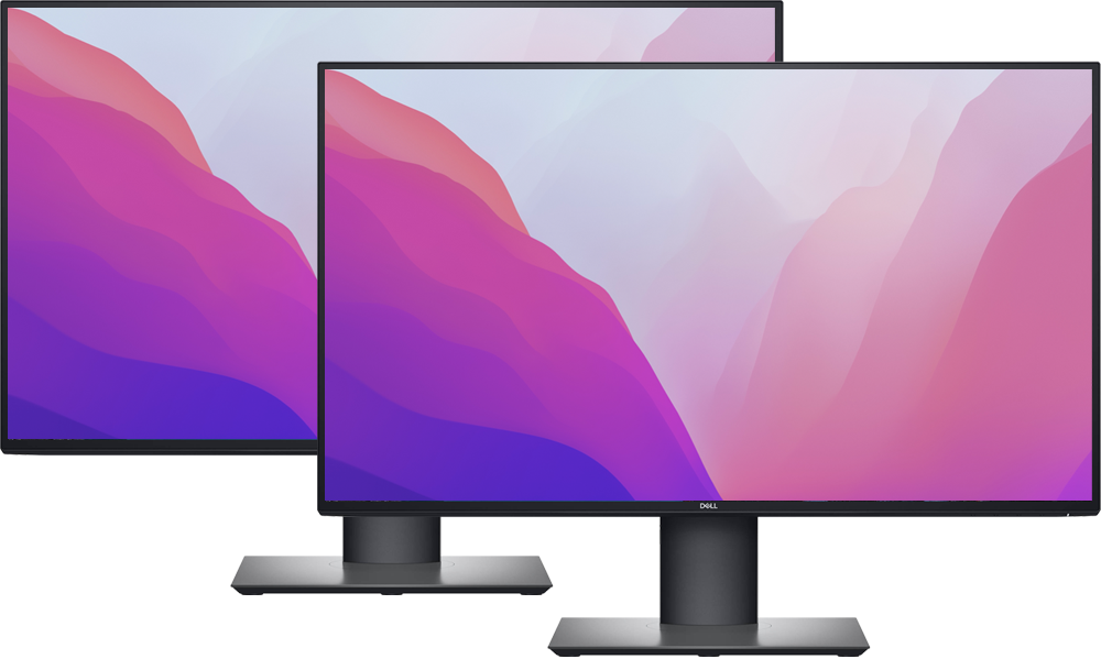 Two 4K HDMI Monitors