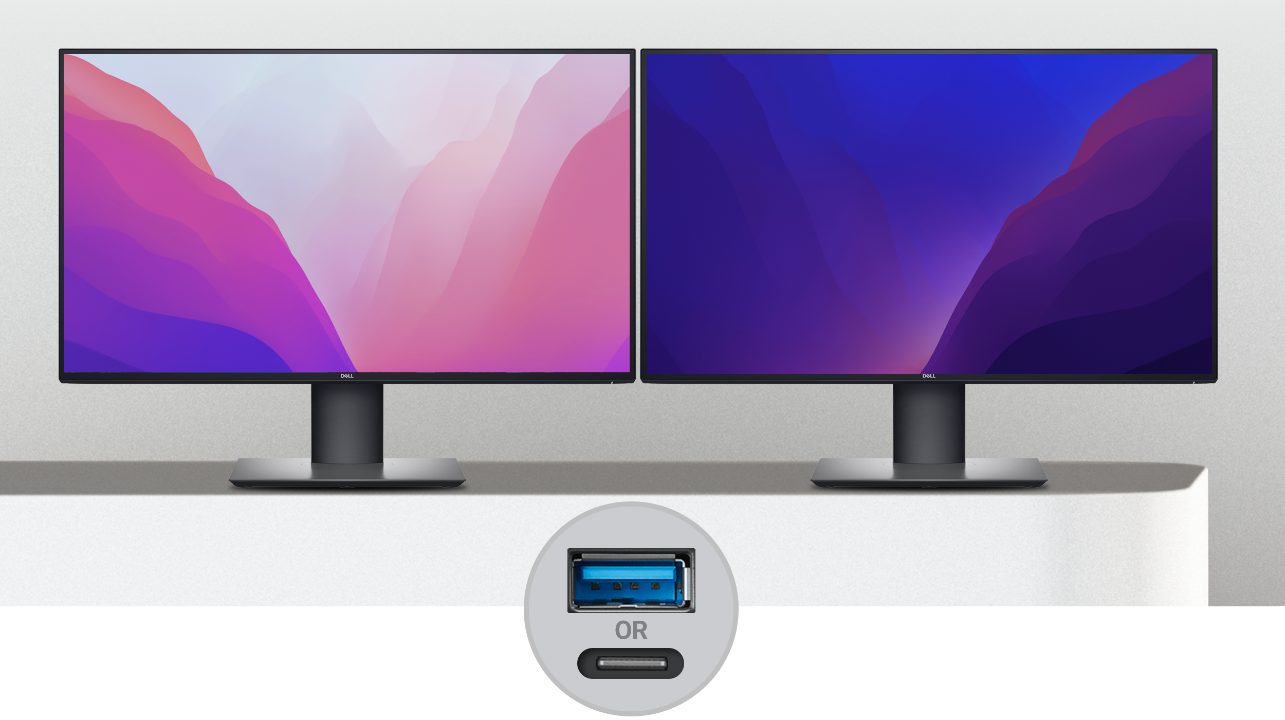 Two 4K HDMI Monitors