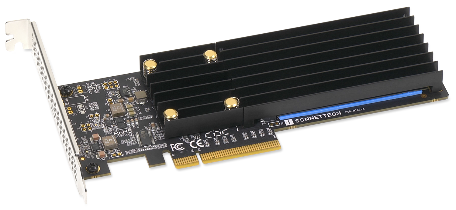 Sonnet M.2 2x4 Low-profile PCIe Card with Heatsink