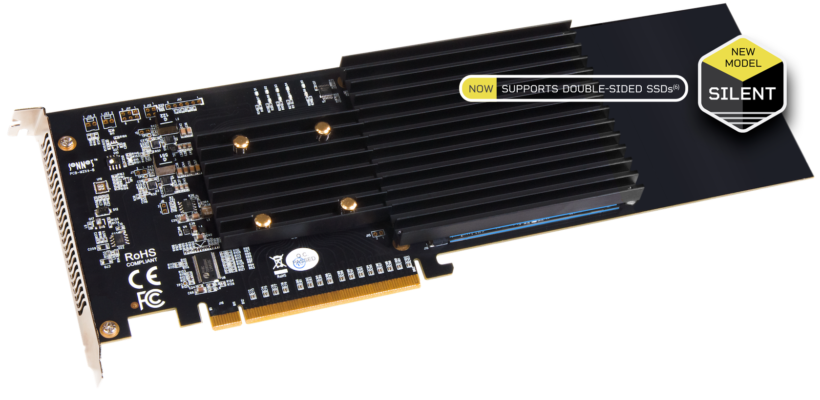 Sonnet M.2 4x4 PCIe Card (Silent)