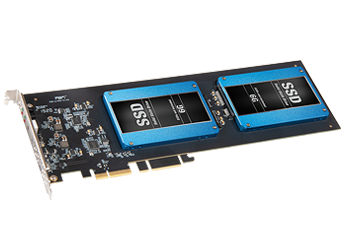 Fusion Dual 2.5-inch SSD RAID PCIe Card