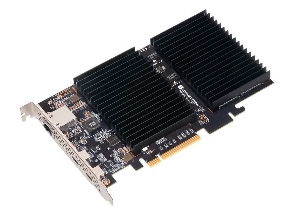 Sonnet M.2 NVMe SSD 4x4 PCIe Card (Silent) – SONNETTECH