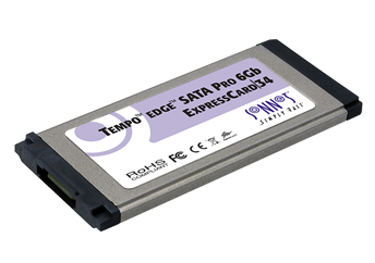 Tempo edge SATA Pro 6Gb ExpressCard/34 Card