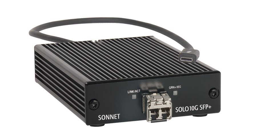 Solo10G SFP+ (10Gb Ethernet Thunderbolt Adapter) - Sonnet