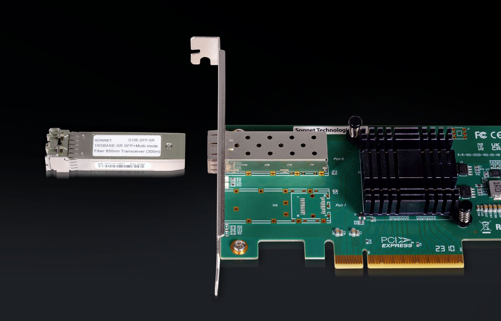 Solo10ZG SFP+ v2 PCIe Card - SONNETTECH